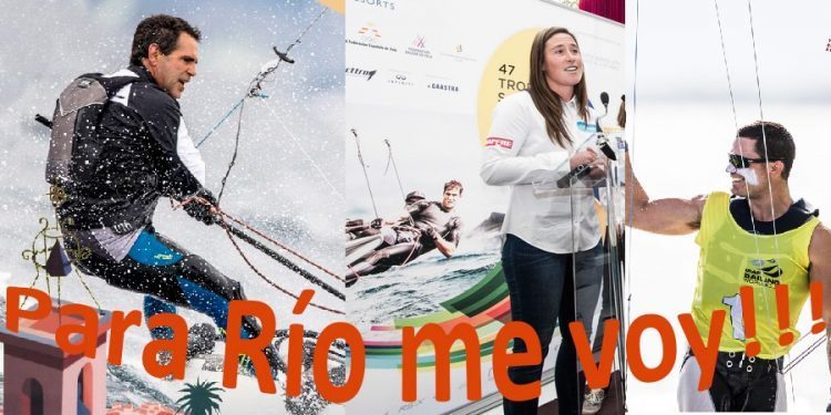 Tres gallegos estarán en la Vela Olímpica de Río