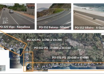 El carril bici entre Vigo y A Guarda será para peatones y los ciclistas irán por el arcén