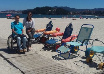 A Ladeira compite por ser la playa más accesible de España
