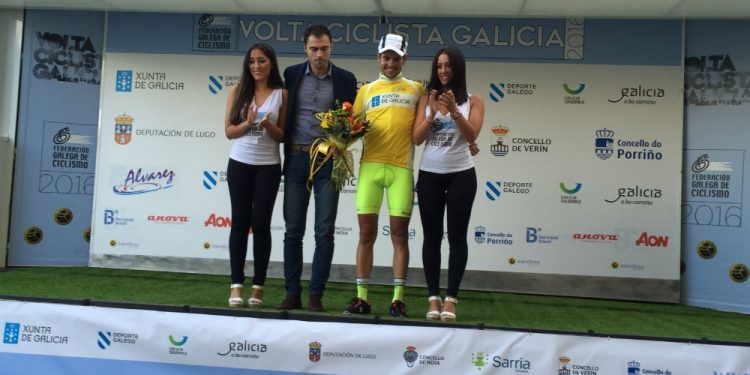 O redondelán Samuel Blanco, novo líder da Volta a Galicia