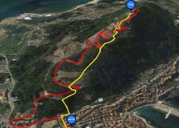 Álvaro Pino, contra 300 atletas en Santa Trega