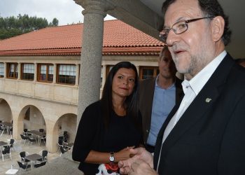 Rajoy, de visita en el Pazo de Mos