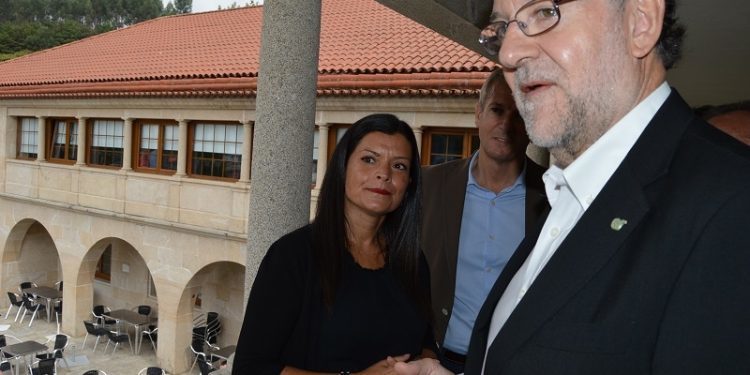 Rajoy, de visita en el Pazo de Mos