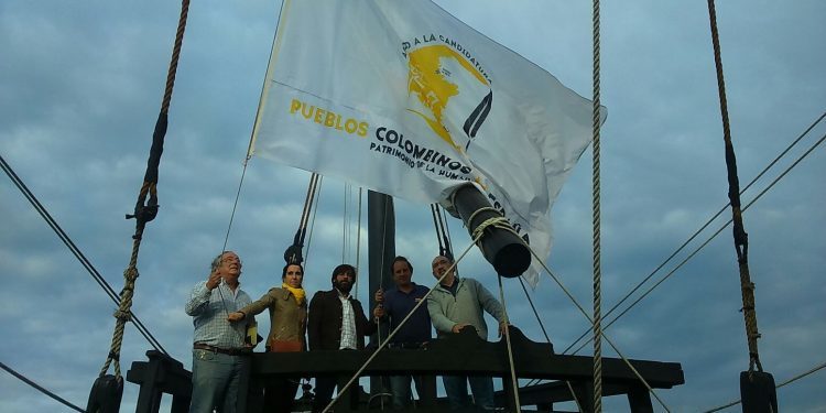 La «Nao Victoria» atraca en Baiona y abre sus cubiertas al público