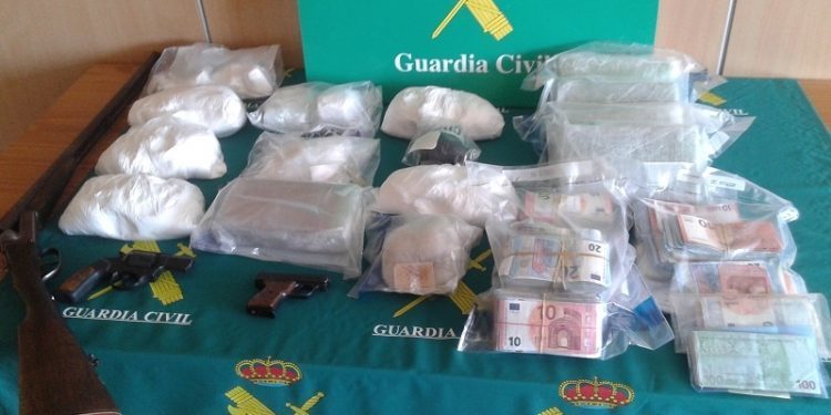 Once detenidos de un grupo criminal dedicado al tráfico de drogas