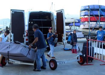 El Meeting Internacional Ciudad de Vigo de Optimist reúne a 270 regatistas