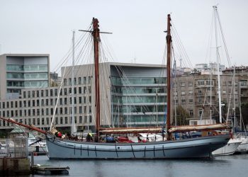 El “Irene”, histórico “ketch” inglés de 34 metros, cierra una temporada de récord en el Náutico