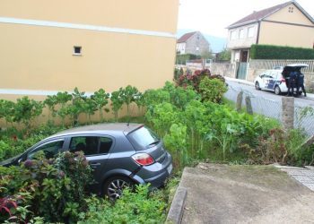 Aparatoso accidente en Cesantes