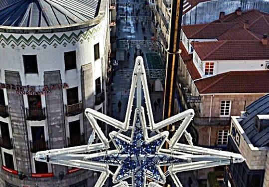 Dous millóns e medio de lámpadas iluminarán o Nadal de Vigo