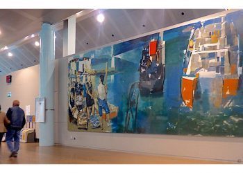 El arte de Rafael Alonso en el Aeropuerto de Peinador