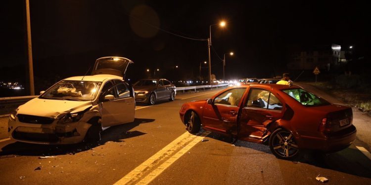 Accidente con heridos en San Miguel de Oia