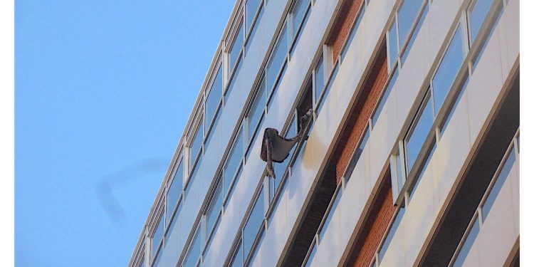 Sacudiendo las alfombras