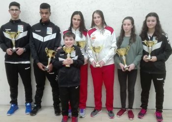 Seis medallas para el Vigo Squash en el Gallego