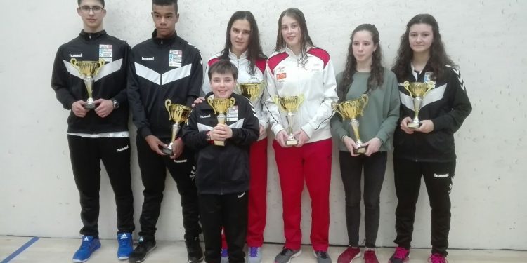Seis medallas para el Vigo Squash en el Gallego