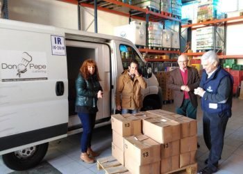 Catering Don Pepe dona 1.500 raciones de cordero al Banco de Alimentos de Vigo
