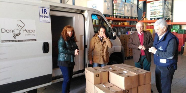 Catering Don Pepe dona 1.500 raciones de cordero al Banco de Alimentos de Vigo