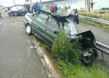 Motorista herido grave en Vilaboa y rescate en Rande
