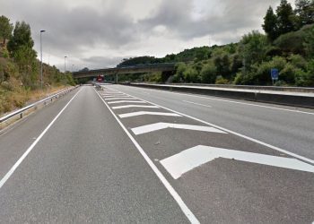 La Policía busca a los autores del apedreamiento de vehículos desde un puente en Vigo