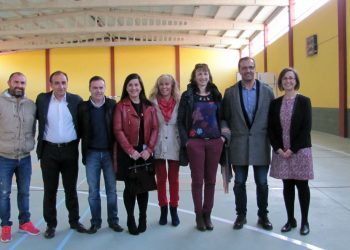 Visita a Baiona da nova secretaria xeral para o Deporte