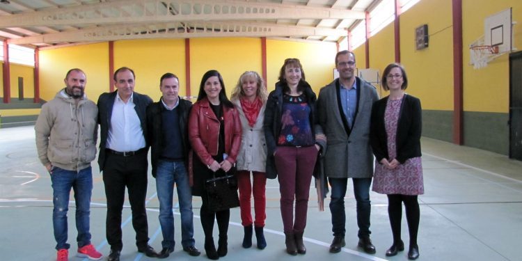 Visita a Baiona da nova secretaria xeral para o Deporte