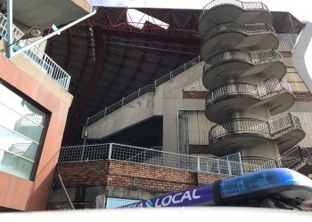 Los últimos coletazos del temporal dejaron más desperfectos en Balaídos