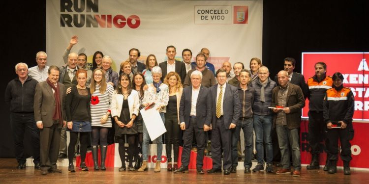 Navarrete, Bargiela y Vigo contra el Cáncer, premiados en la gala Run Run Vigo