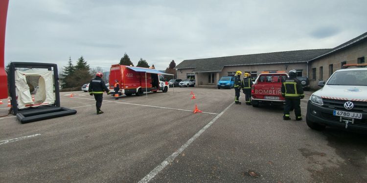 Plan de emerxencias a proba de incendio grave no almacén de inflamables