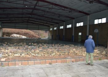 O rastro en Mos despois da tormenta