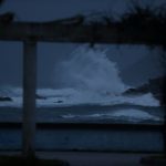 Temporal Rompeolas Baiona 1