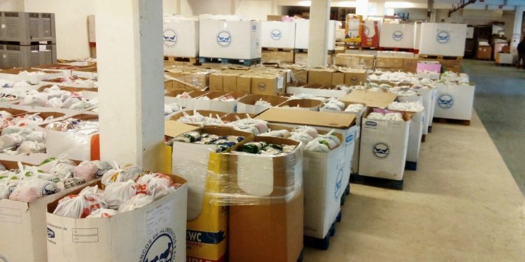 El Banco de Alimentos eleva un 25% el reparto de comida y supera los 2 millones de kilos