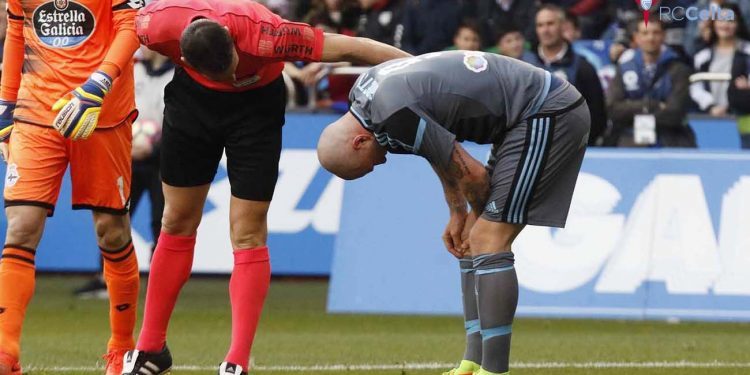 El Celta eleva el periodo de baja de Guidetti a tres semanas