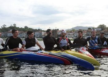 El Kayak Tudense viajó a Portugal para entrenar con el subcampeón olímpico Fernando Pimenta