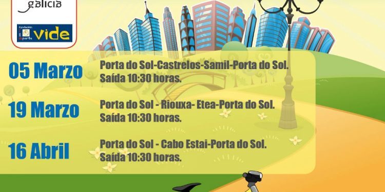 El ciclo de primavera de ‘Bici Rutas’ se inicia este domingo con visita a Samil y Castrelos