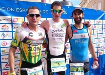 O tudense Gustavo Rodríguez revalida o seu título de campión de España de dúatlon de media distancia