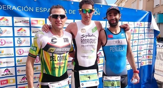 O tudense Gustavo Rodríguez revalida o seu título de campión de España de dúatlon de media distancia