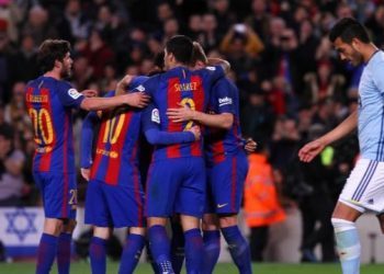 Un Celta desdibujado padece la mejor versión del Barça