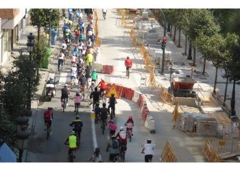 Los ciclistas toman Vigo