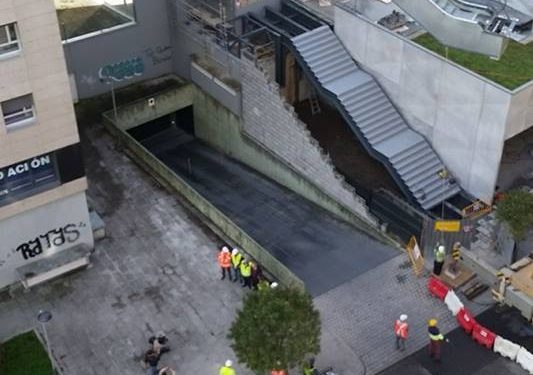 Vigo tiene unas nuevas escaleras mecánicas