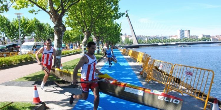 El Kayak Tudense acude al Open Cidade de Pontevedra de medio maratón con cinco palistas
