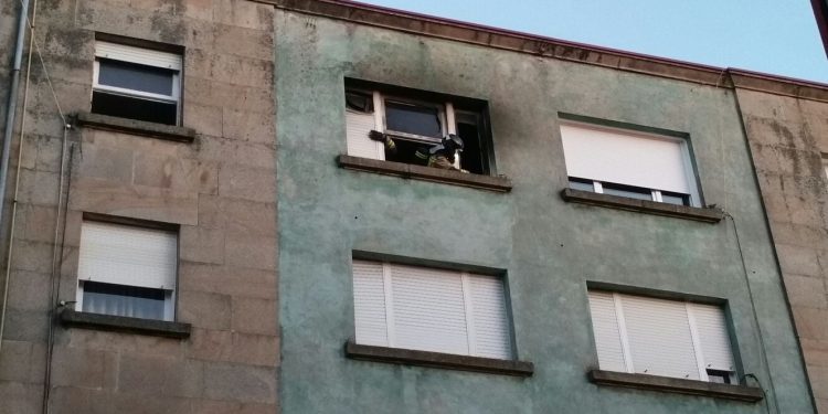 Explosión en un edificio de Vigo