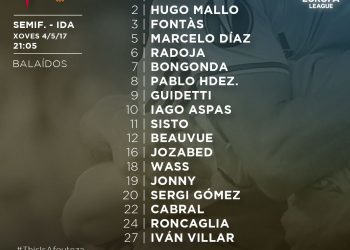 Berizzo ya ha elegido a los 18 protagonistas para una noche histórica