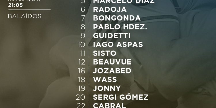 Berizzo ya ha elegido a los 18 protagonistas para una noche histórica