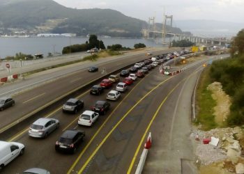 Nueva jornada caótica en Rande con dos accidentes múltiples y varias horas de retenciones