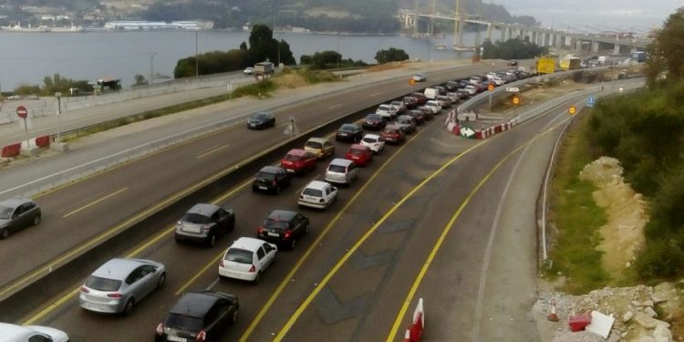 Nueva jornada caótica en Rande con dos accidentes múltiples y varias horas de retenciones