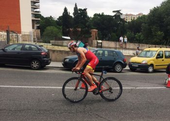 O vigués Antonio Serrat, oitavo na Copa do Mundo de Tríatlon de Madrid