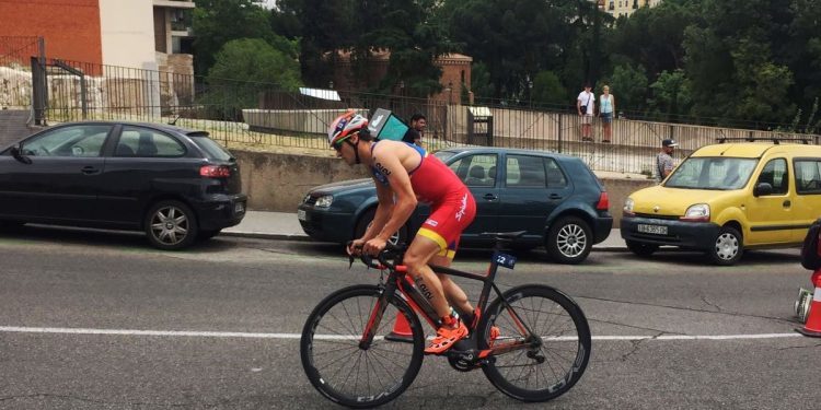 O vigués Antonio Serrat, oitavo na Copa do Mundo de Tríatlon de Madrid