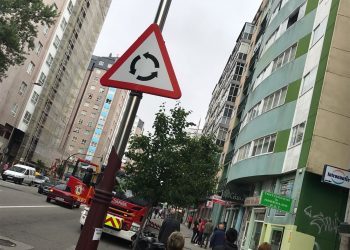 Incendio en un piso de la Avenida de Florida de Vigo