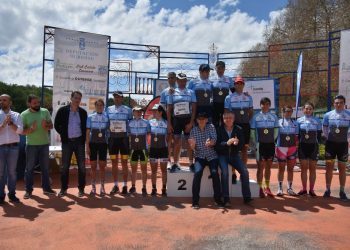 Aser Estévez e María José Gómez, campións galegos de contrarreloxo