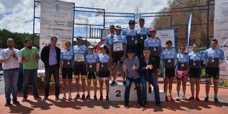 Aser Estévez e María José Gómez, campións galegos de contrarreloxo