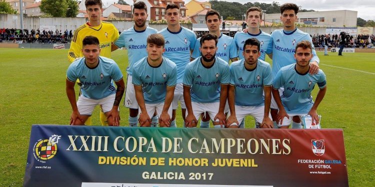 El Celta juvenil, con dos jugadores menos, cae en el descuento ante el Málaga